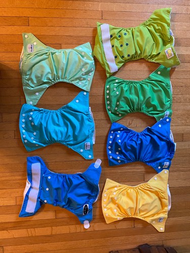 Lot pocket diapers - of, 7