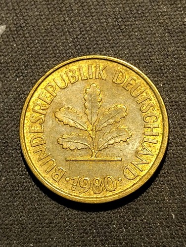 Germany pfennig coin 1980 - 5,