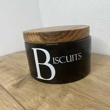 The Old Pottery Company Biscuits Barrel Container Storage Retro Vintage Ceramic