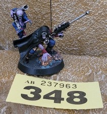 WH40K - Genestealer Cult - Sanctus with Silencer Sniper Rifle, painted.