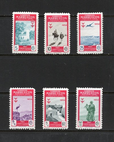 R9243 spanish morocco - morocco, 1954