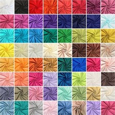 Plain Coloured Polycotton