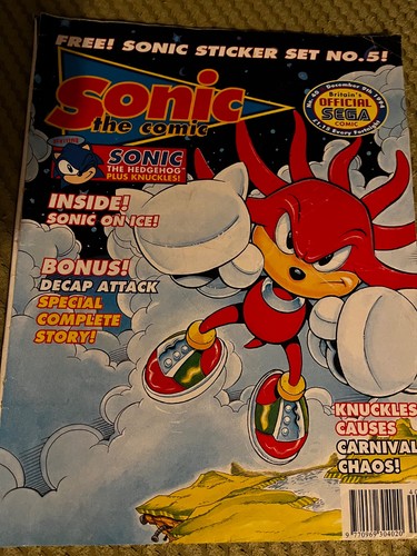 Sonic the comic uk fleetway - sonic,