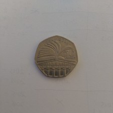  Celebrating 150 years of Public Libraries - year 2000   50p Fifty Pence Coin