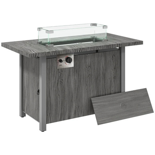 Gas fire pit table - gas,