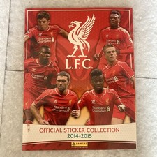Panini Liverpool FC Official Sticker Collection 2014-2015 Sticker Album COMPLETE