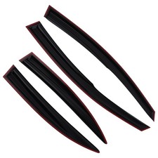 Acrylic Wind Deflectors For Honda Civic MK8 2006-2012 4pc Outside Mount Set