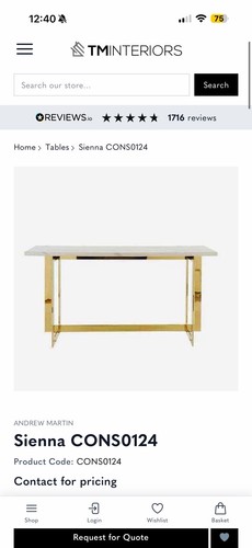 Andrew martin console table - andrew,