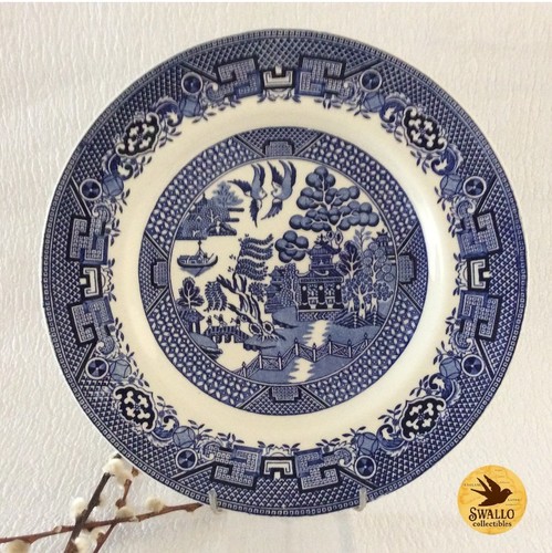Swinnertons blue willow plate - willow,