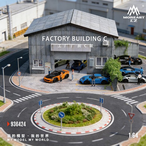 Diorama scale garage - diorama,