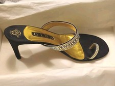 Vintage GINA Swarovski Crystal Sandals Size 5.5 Worn Once. Purchased for £305.00