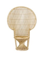 Large Vintage Peacock Chair