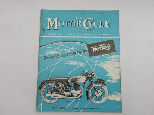 April 1954 motor cycle - 1954,