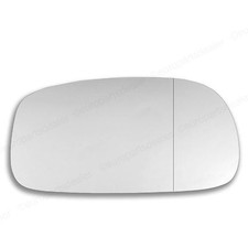Driver Side CONVEX wing door mirror glass Nissan Micra K11 1992-2003 Stick On