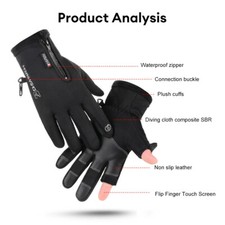 Men 2 Seam Fishing Gloves