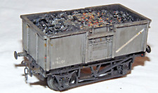 Triang R10 BR 16T Mineral Wagon VGC Weathered + Load, 3 Link couplings OO gauge