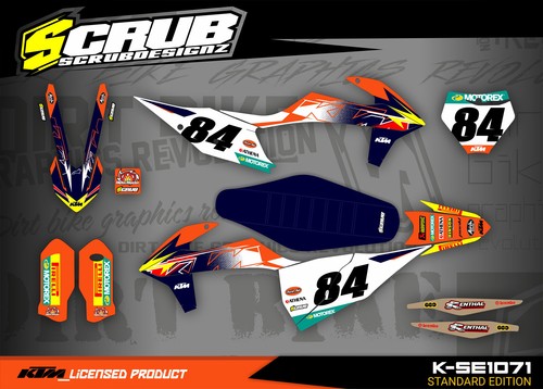 Graphics seat cover ktm sx - +,