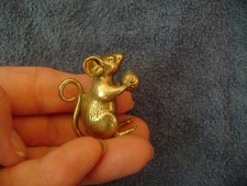 vintage BRASS MINIATURE FIGURE