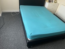 Double Steel Bed Frame Black