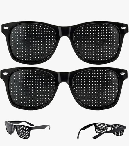 2pcs pinhole glasses set - glasses,