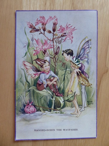 Postcard fairy series rene - series,