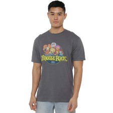 Fraggle Rock Circle Logo T-Shirt S-4XL, Charcoal