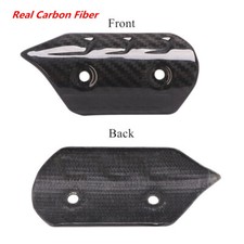 Carbon Fiber Heat Shield Protector Cover Heels Guard For Motorcycle Exhaust Pipe