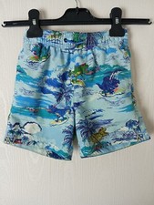 Next Boys Dinosaurs Blue Swim