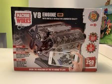 V8 Engine Motor Mechanical Engineering Model Building Block Gift Collection New
