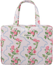 Cath Kidston Wash Bag, Two Part Toiletry & Cosmetic Bag, Beauty Organiser, See-T