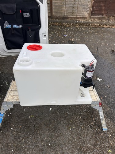 Campervan water tank and - and, pump