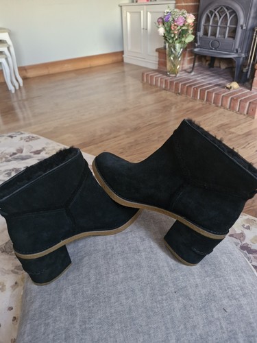 Ugg black suede - black, block