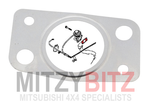 Egr pipe valve gasket for - pipe, to