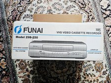Funai 29B-250 VHS Video Cassette VCR Player Recorder Brand New PAL NTSC Playback