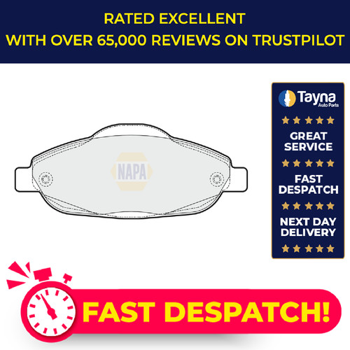 Brake pads set front nbp1217 - set,