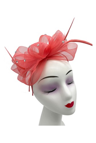New ribbon flower hair - new,