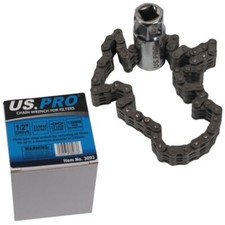 US PRO Chain Wrench For Removing Filters Up To 135mm Dia Oil /Fuel Filter Strap