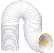 5in Portable AC Exhaust Hose Clockwise Thread Fits LG DeLonghi 80in Long New B/D