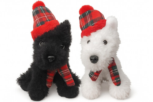 West highland terrier tartan - west,