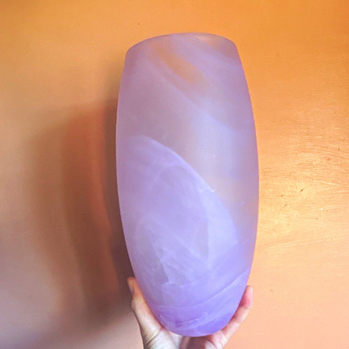 Purple lilac frosted swirl - /,