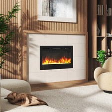 Smallbee ELECTRIC FIREPLACE 36 inch SKU: PM1353, black, built in fireplace