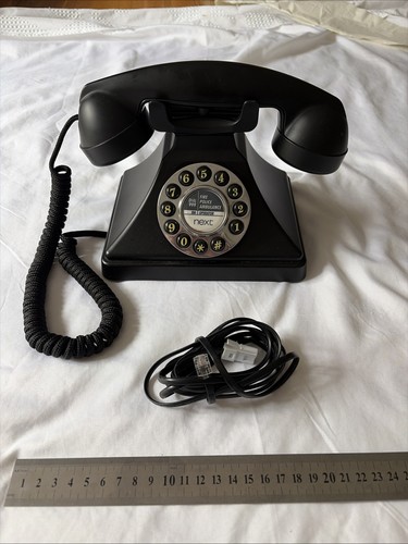 Decorative black landline - decorative,