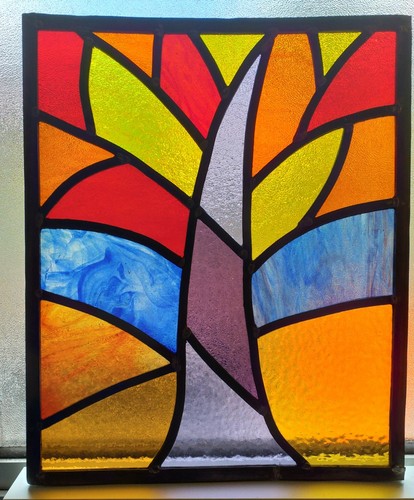 Stained glass leaded - glass,