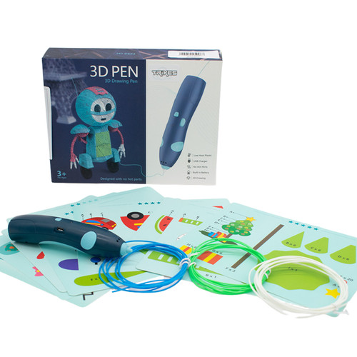 Drawing pen kit - pen, (blue)