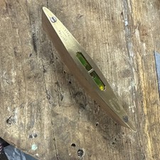 Vintage Boat Level Spirit Level Wood And Brass Antique Spirit Level Torpedo 