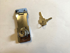 Hasp and Staple With Integrated Lock Self Locking 2 keys included  - Old stock