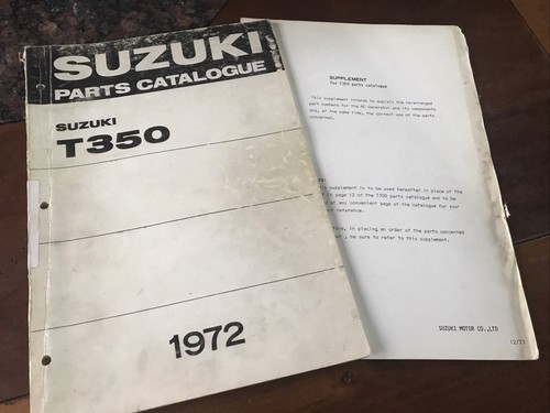 Suzuki parts catalog manual - catalog,