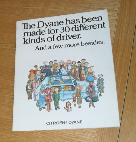 Citroen dyane brochure 1972 - 1972,