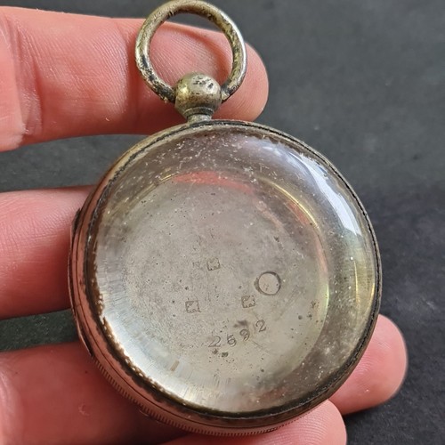 Antique metal case for fusee - for,