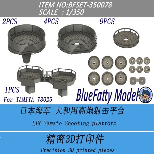 Bluefatty 350 ijn yamato - 1/350,